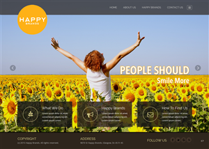 Diseño Wordpress por pb para Happy Brands | Diseño: #6248505