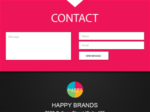 Diseño Wordpress por SixCreations para Happy Brands | Diseño: #6316876