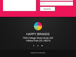 Diseño Wordpress por SixCreations para Happy Brands | Diseño: #6316877