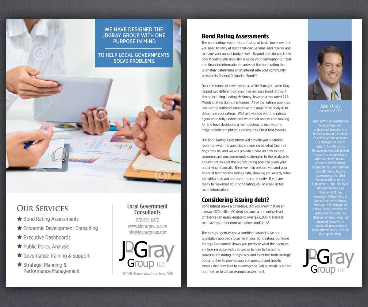 Flyer-Design von Brian Ellis für JDGray Group LLC | Design #6254944