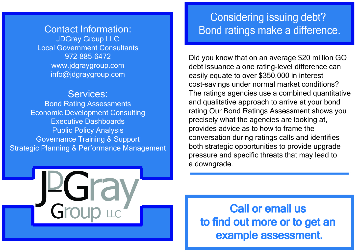 Flyer Design by Gracelee for JDGray Group LLC | Design #6308887