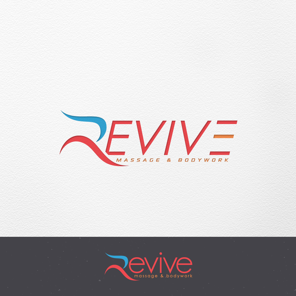 Modern, Elegant, Massage Logo Design for revive massage & bodywork by