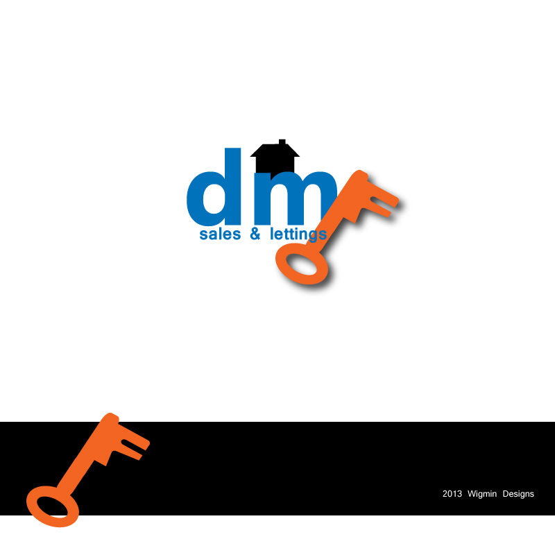 Logo Design by Wigmin for DMF SALES & LETTINGS | Design #1657655