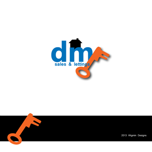 Logo Design by Wigmin for DMF SALES & LETTINGS | Design #1657655