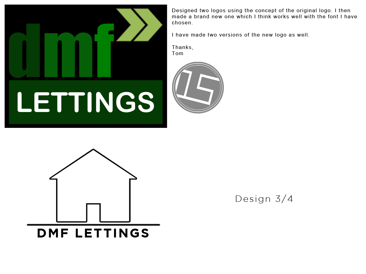 Design de Logo par TGgraphics pour DMF SALES & LETTINGS | Design #1658751