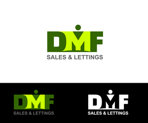 Logo Design by GliderGraphx for DMF SALES & LETTINGS | Design: #1659570