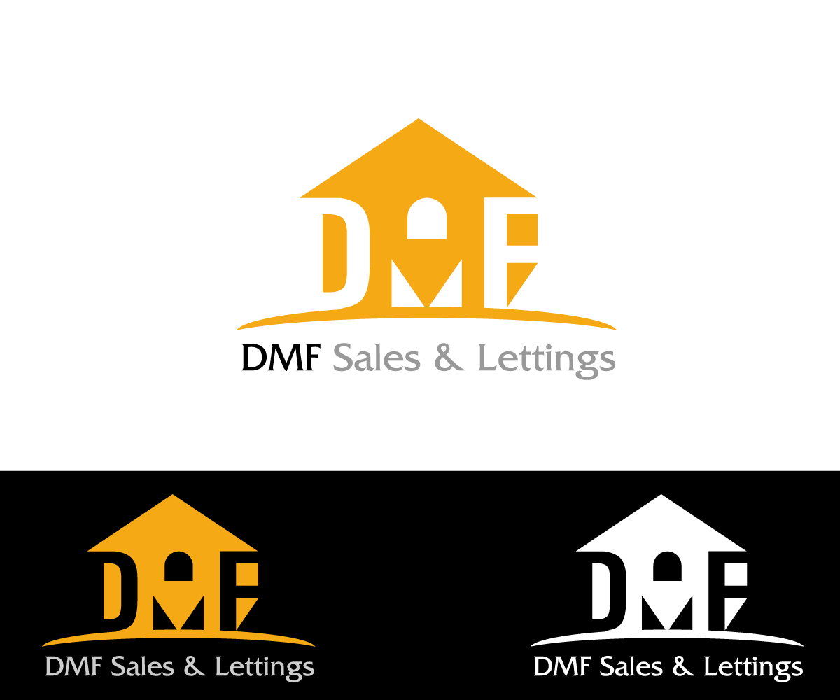 Logo Design by GliderGraphx for DMF SALES & LETTINGS | Design #1659574
