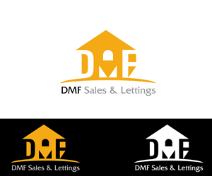 Logo Design by GliderGraphx for DMF SALES & LETTINGS | Design: #1659574