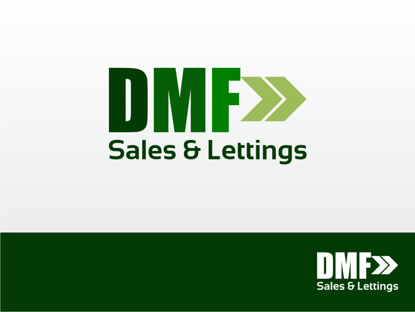 Logo Design by Atvento Graphics for DMF SALES & LETTINGS | Design #1658471