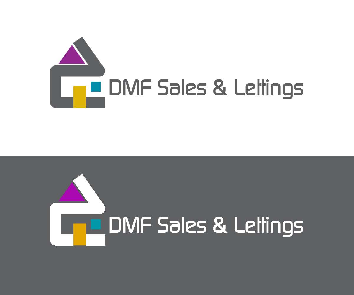 Logo Design by WholeBranding® for DMF SALES & LETTINGS | Design #1659604