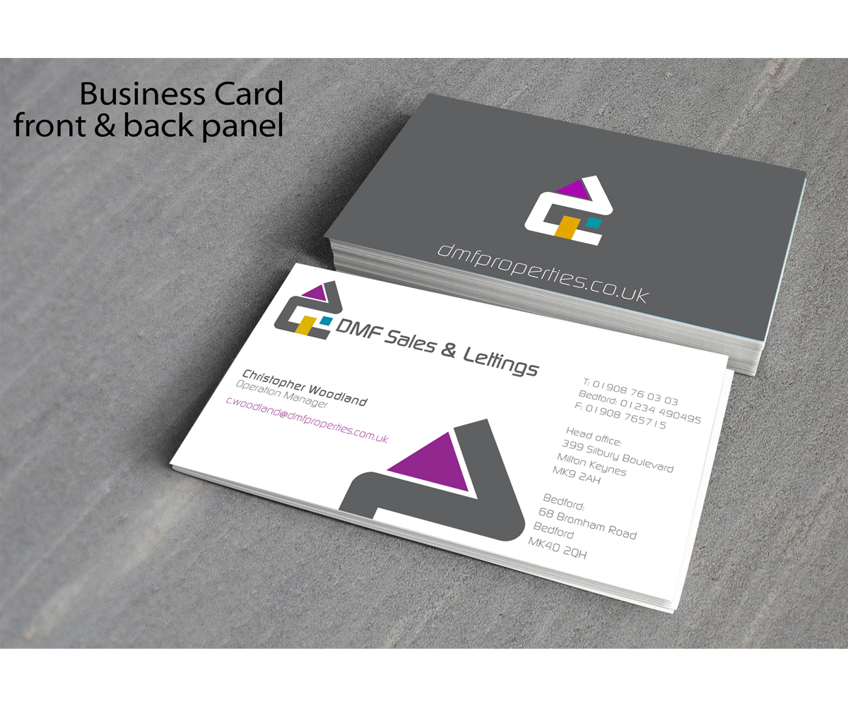 Logo Design by WholeBranding® for DMF SALES & LETTINGS | Design #1659605