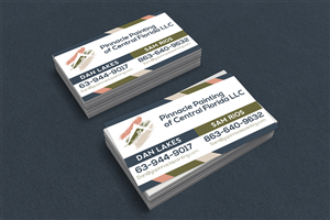 Business Card Design by Intro Base for Pinnacle Painting of Central Florida, LLC | Design: #6249629