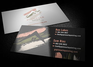 Business Card Design by Riz' for Pinnacle Painting of Central Florida, LLC | Design: #6255374