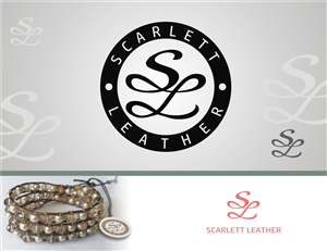 Scarlett Leather Logo design for handmade artisan jewelry business | Grafik-Design von LIZZY LO