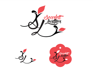 Scarlett Leather Logo design for handmade artisan jewelry business | Grafik-Design von Soula Vetter