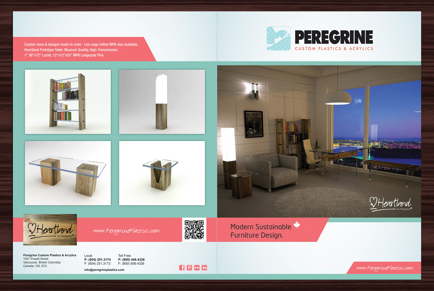 Brochure Design by Sbss for Peregrine Custom Plastics & Acrylics | Design #1665404