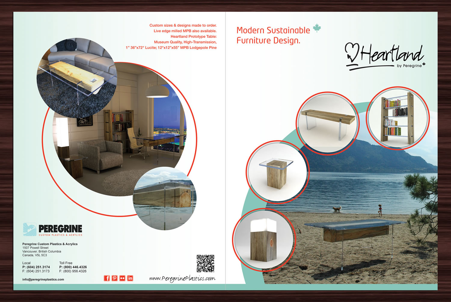 Brochure Design by Sbss for Peregrine Custom Plastics & Acrylics | Design #1665416