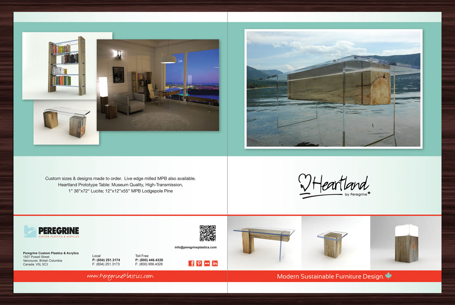 Brochure Design by Sbss for Peregrine Custom Plastics & Acrylics | Design #1665424