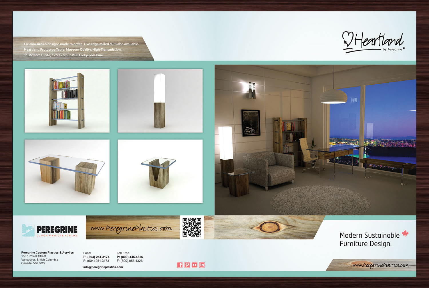 Brochure Design by Sbss for Peregrine Custom Plastics & Acrylics | Design #1665496