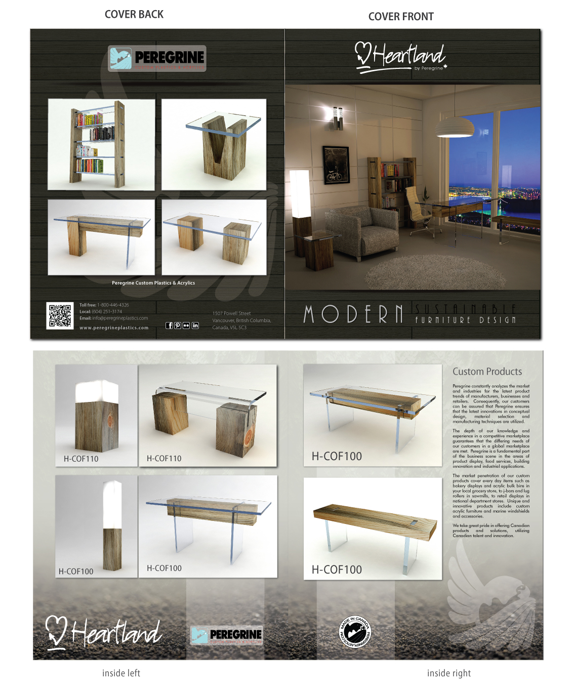 Brochure Design by Sbss for Peregrine Custom Plastics & Acrylics | Design #1669912