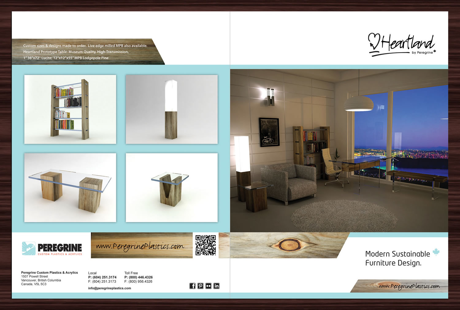 Brochure Design by Sbss for Peregrine Custom Plastics & Acrylics | Design #1669931