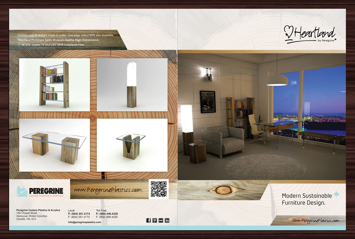 Brochure Design by Sbss for Peregrine Custom Plastics & Acrylics | Design #1669939