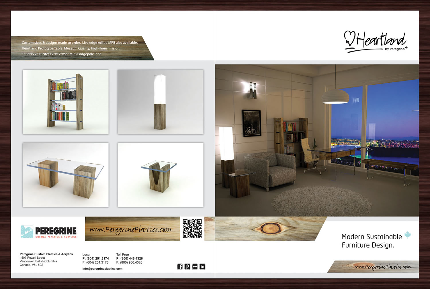 Brochure Design by Sbss for Peregrine Custom Plastics & Acrylics | Design #1669954