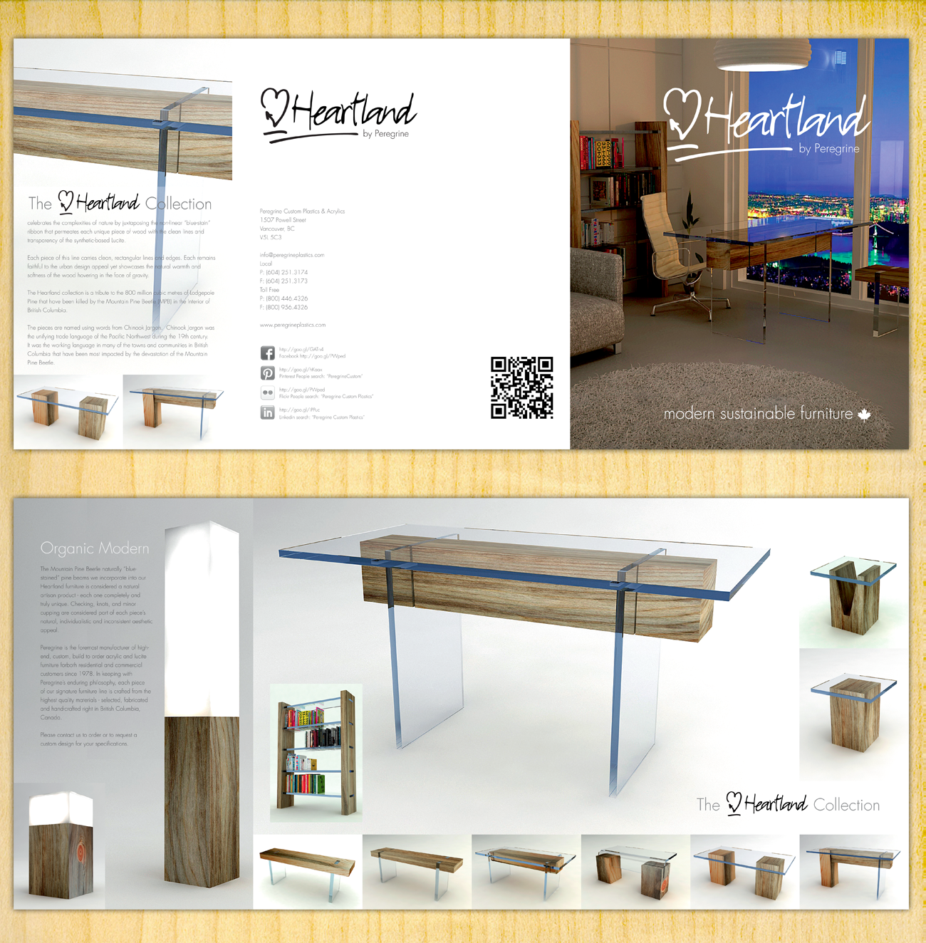 Brochure Design by Craig Steel Design for Peregrine Custom Plastics & Acrylics | Design #1673478