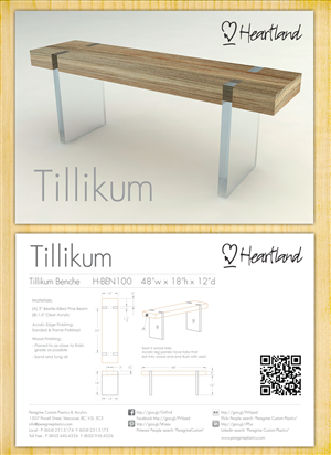 Brochure Design by Craig Steel Design for Peregrine Custom Plastics & Acrylics | Design: #1673549