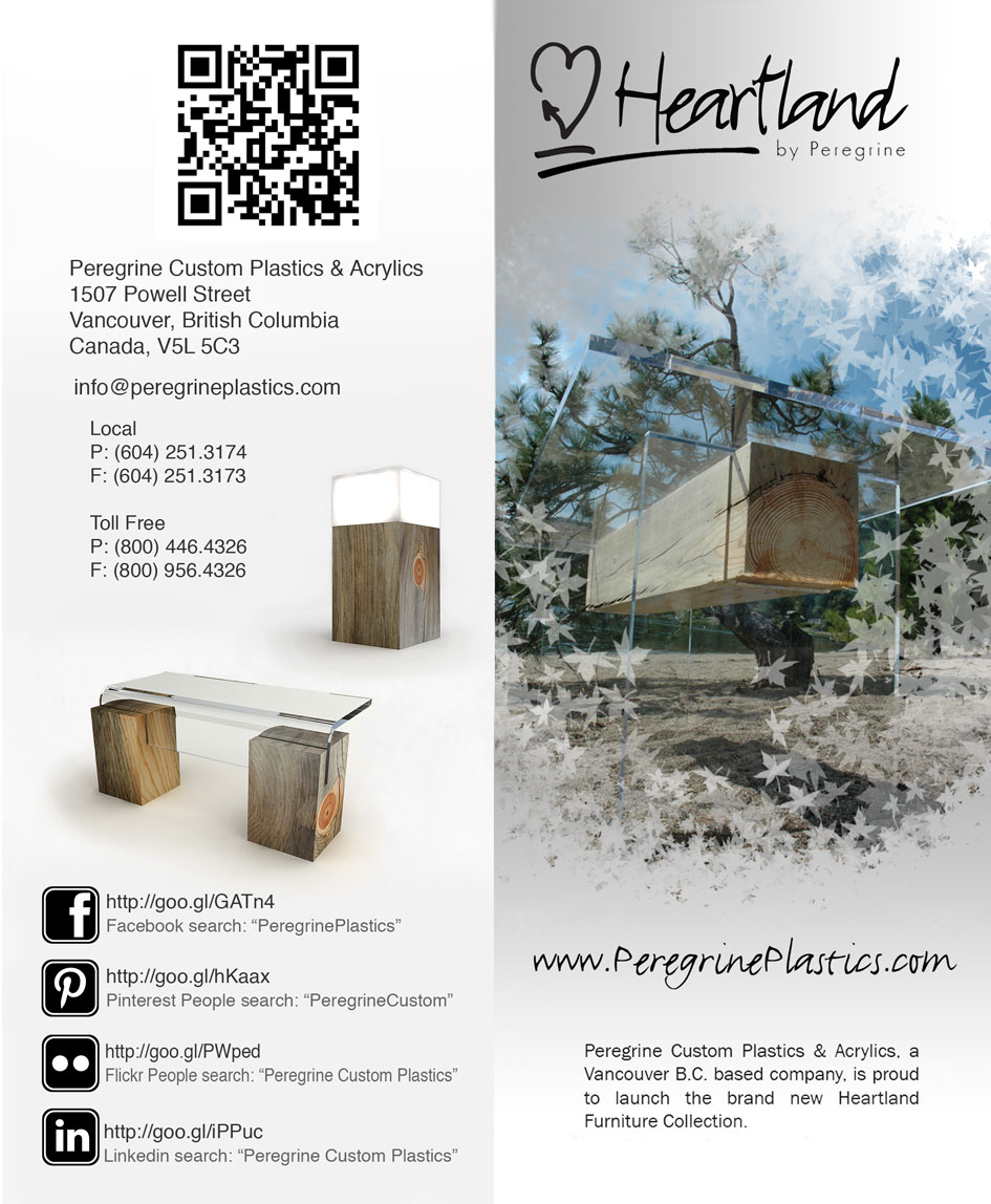 Brochure Design by AztecVisuals for Peregrine Custom Plastics & Acrylics | Design #1667835