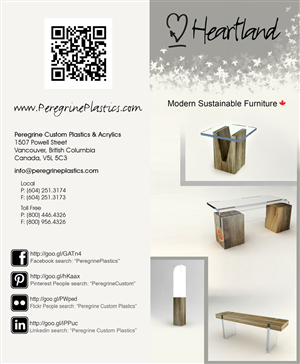 Brochure Design by AztecVisuals for Peregrine Custom Plastics & Acrylics | Design: #1667901