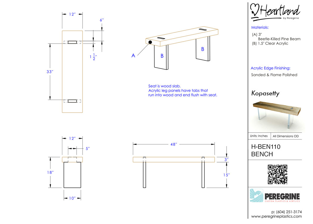 Brochure Design by AztecVisuals for Peregrine Custom Plastics & Acrylics | Design #1667941