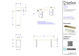 Brochure Design by AztecVisuals for Peregrine Custom Plastics & Acrylics | Design: #1667941