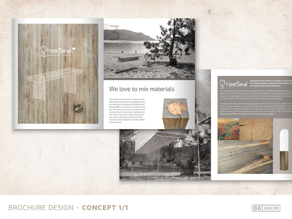Brochure Design by 88 creaction for Peregrine Custom Plastics & Acrylics | Design #1690457
