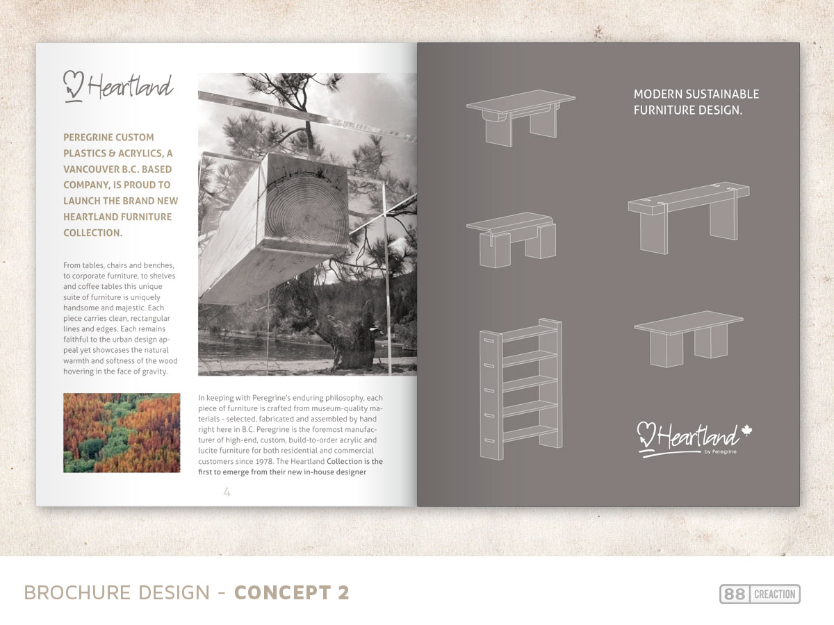 Brochure Design by 88 creaction for Peregrine Custom Plastics & Acrylics | Design #1694976