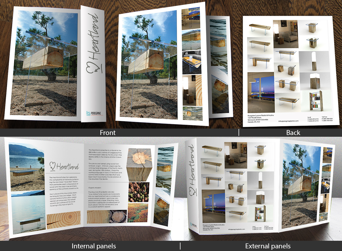 Design de Brochure par Lsalis pour Peregrine Custom Plastics & Acrylics | Design #1674374