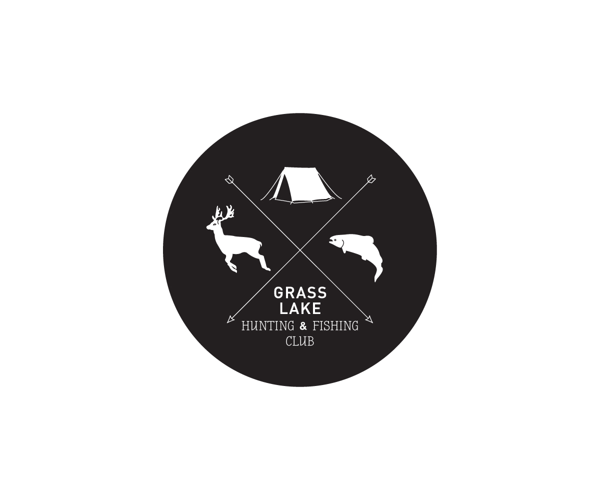 Logo Design by Nanatoro for Grass Lake Hunting and Fishing Club | Design #2086643