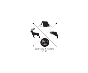 Logo-Design von Nanatoro für Grass Lake Hunting and Fishing Club | Design: #2086645