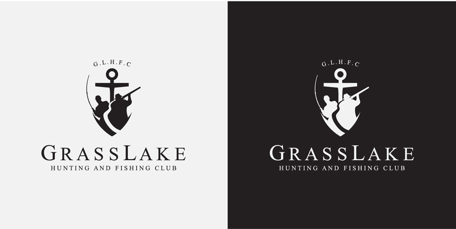 Logo Design by shonecom for Grass Lake Hunting and Fishing Club | Design #2166304
