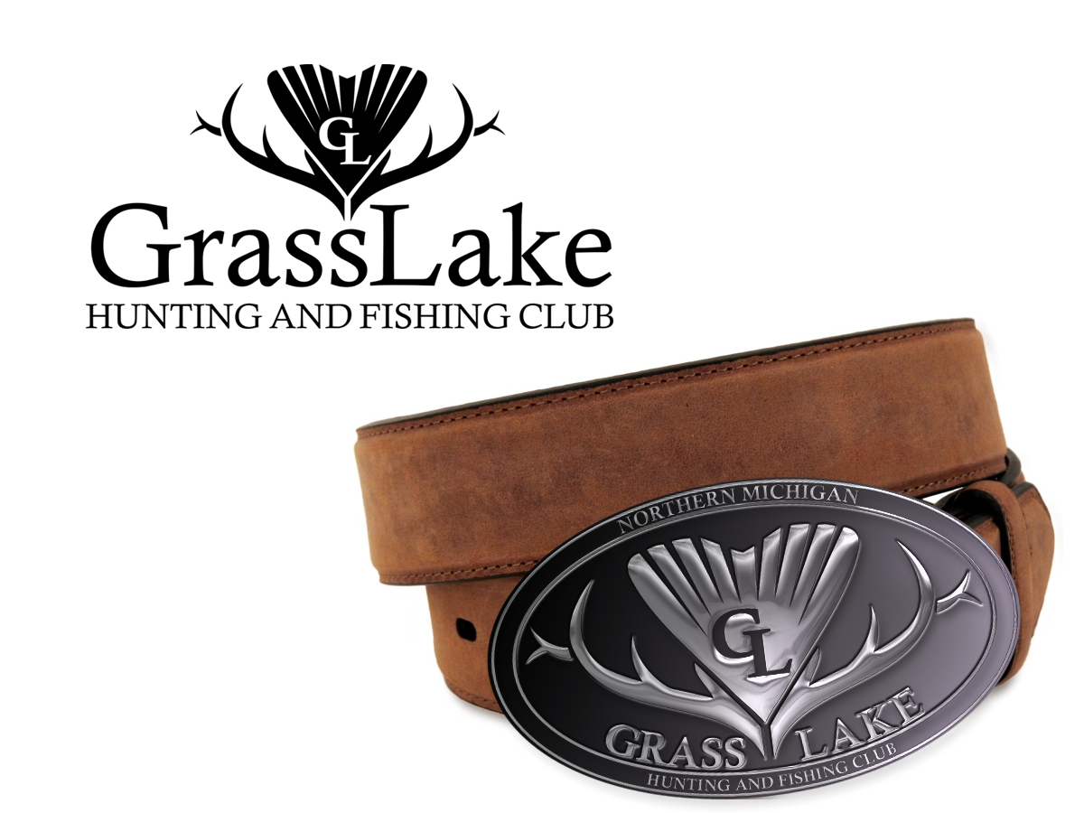 Logo Design by vladst2004 for Grass Lake Hunting and Fishing Club | Design #2069690