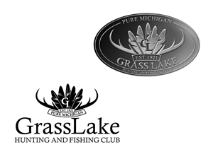 Grass Lake Hunting and Fishing Club | Logo Design by vladst2004