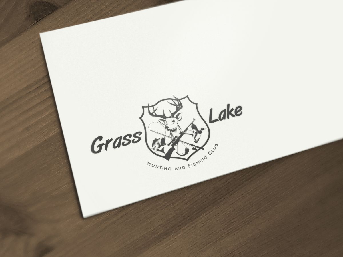 Logo Design by valiz for Grass Lake Hunting and Fishing Club | Design #2136439