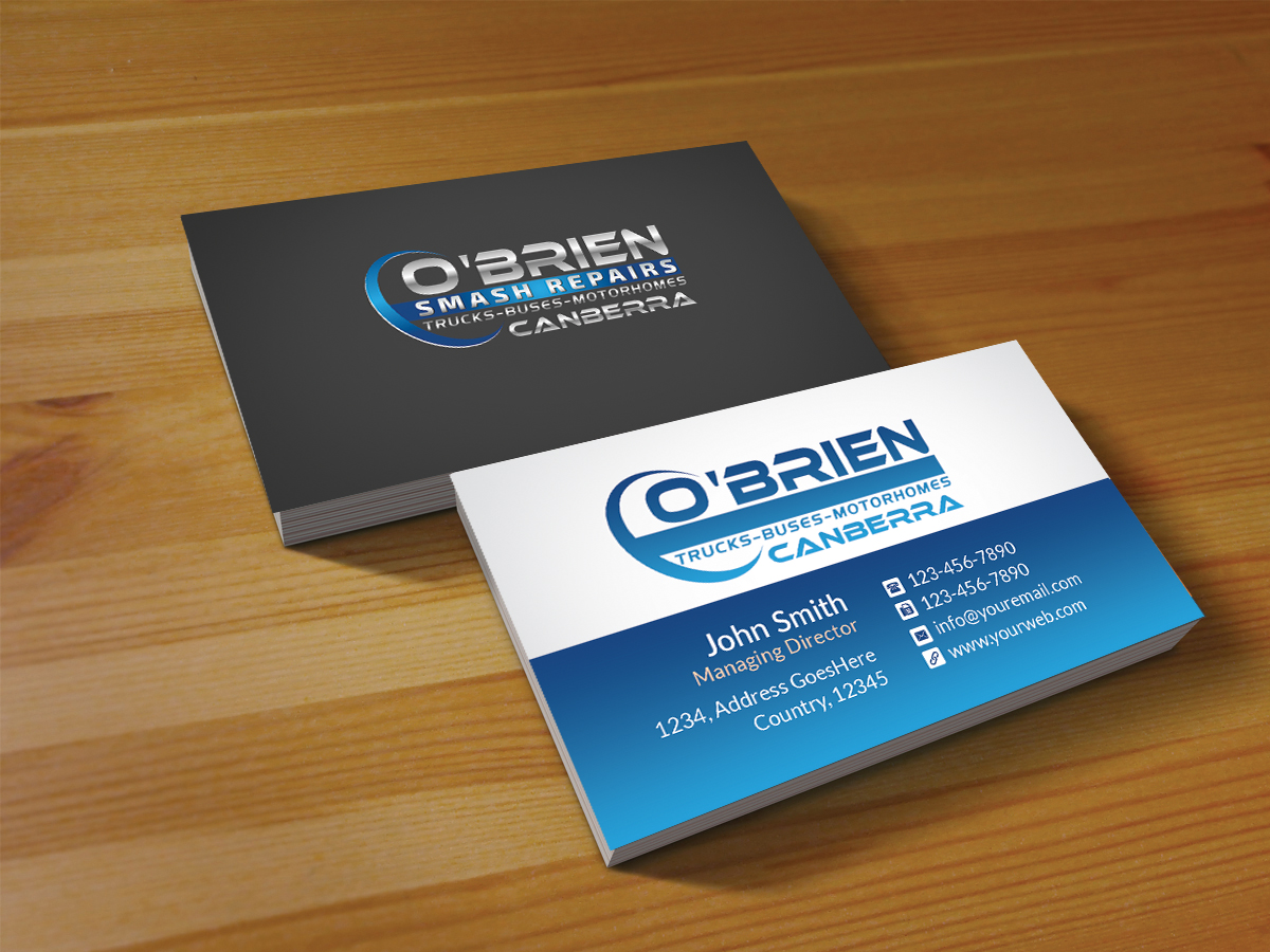 Business Card Design by Creations Box 2015 for this project | Design #6279832