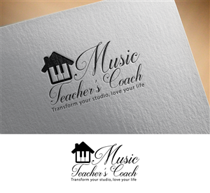 Music Teacher's Coach     Tagline is:  Transform your teaching, love your life! | Logo Design by Firstception