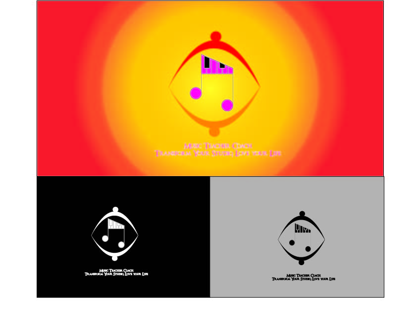 Logo Design by YudiPC for Music Teacher''s Coach | Design #6274130