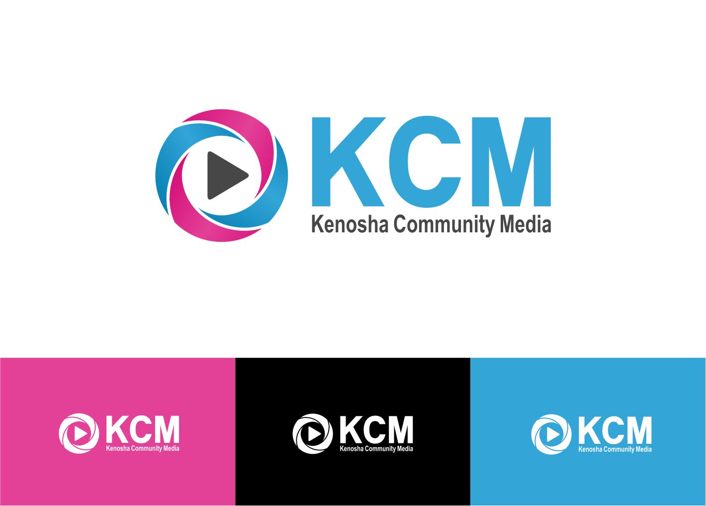 Diseño de Logo por triasmoro para Kenosha Community Media, Inc. | Diseño #6432591