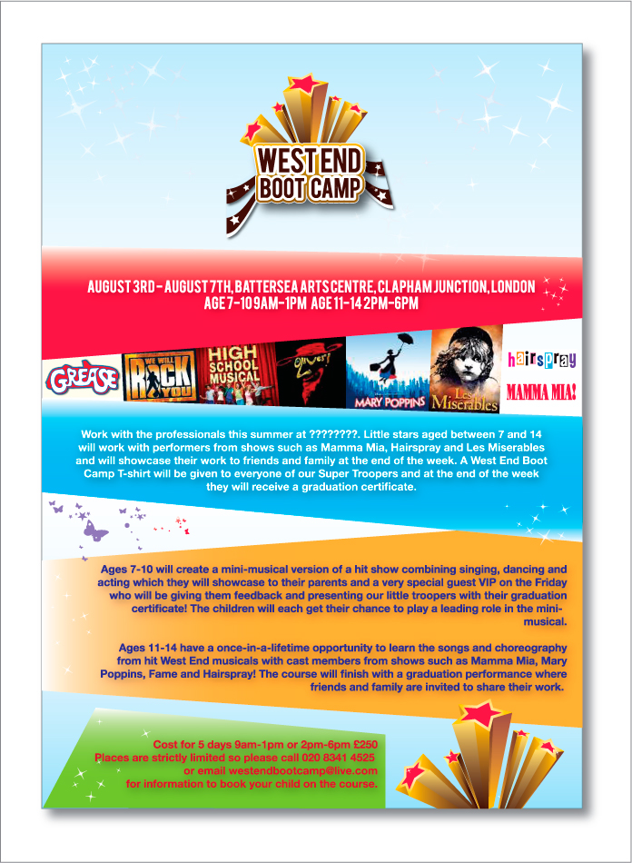 Diseño de Póster por PC Design para West End Boot Camp | Diseño #9514