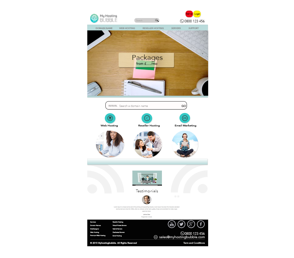 Diseño Web por QTAH Designs para este proyecto | Diseño #6300960