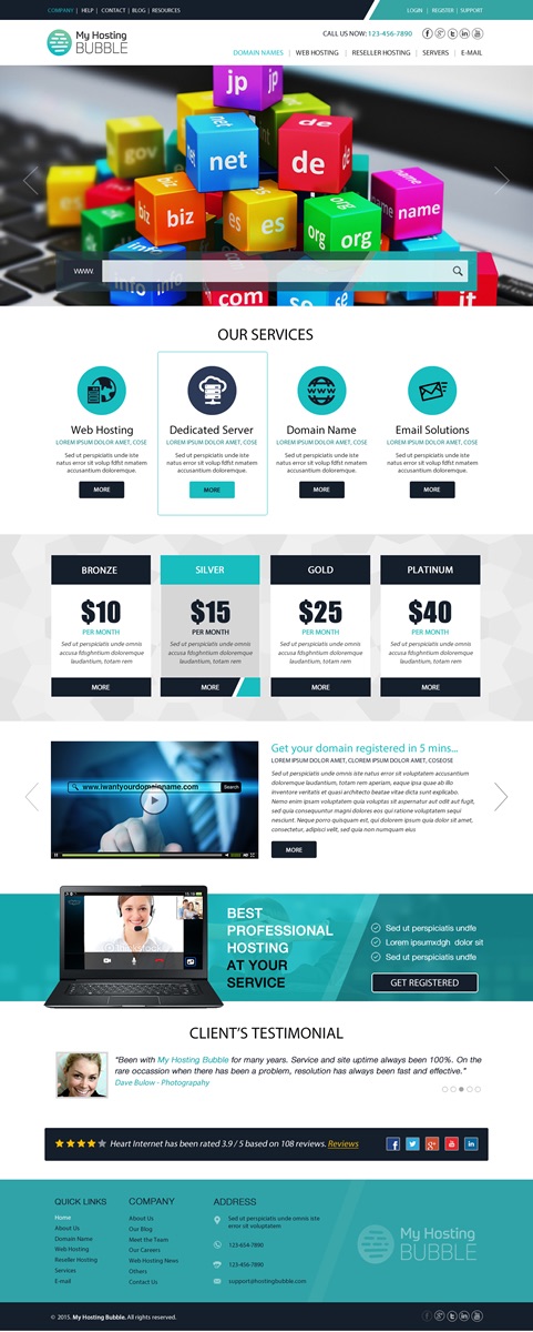 Web Design by Anooshaa Kachhia for this project | Design #6327354