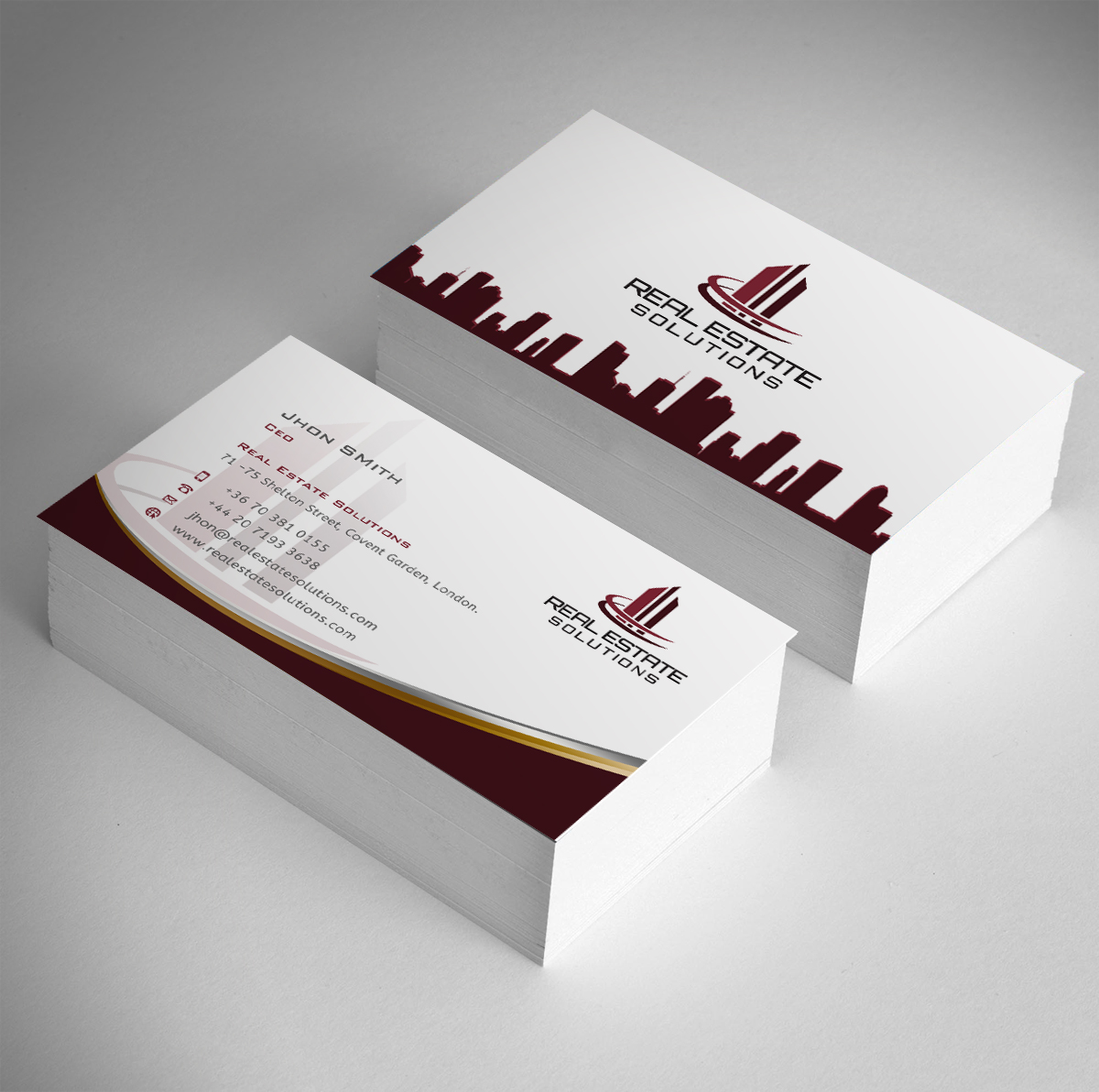 Business Card Design by Eggo May P for this project | Design #6299120